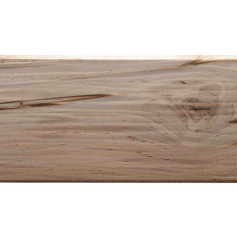Ambrosia Maple Unfinished Floating Shelf Mantel, 60" Gray Wood
