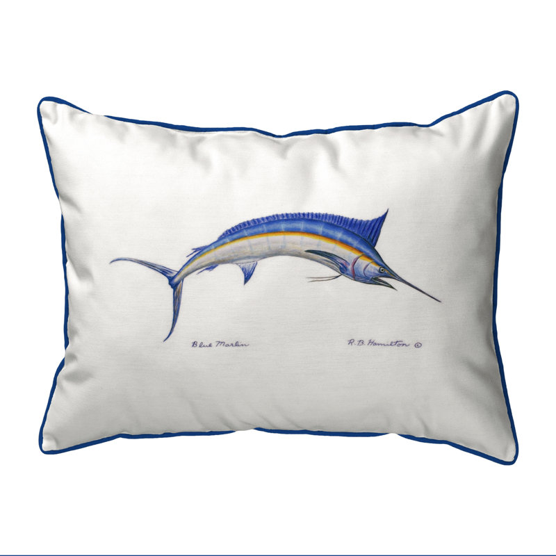 Housse et insert de coussin rectangulaire d'extérieur Marlin, Petit