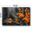 «Golden Bloom» sur toile gris anthracite