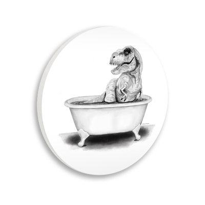 " Fun Bathroom T-Rex Dinosaur "