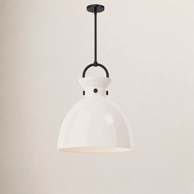 Tinka Single Light Glass Steel Pendant