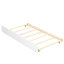 Lit de jour en bois avec tablettes de rangement, USB et lit gigogne-194129205