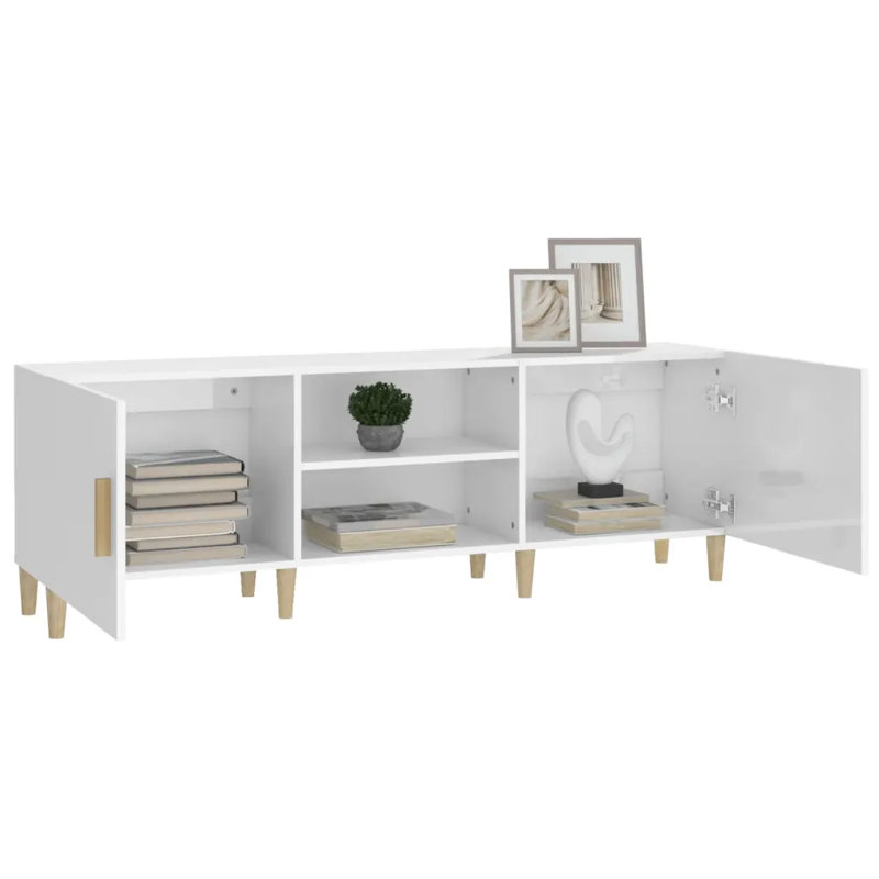 Faucett 40cm W Solid Wood Bedside Table