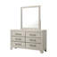 Commode 6 tiroirs avec miroir Christensen