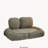Foldable Lazy Sofa Couch (Green)-386087311