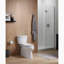 Purewash M300 Elongated Manual Bidet Toilet Seat With Chrome Handle, Non-Electric Bidet