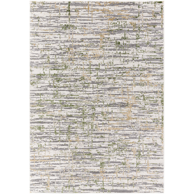Azaila Abstract Indoor Rug, Rectangle 5'3" x 7'
