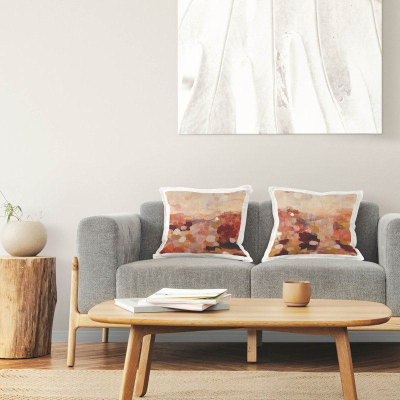 Polyester Throw Square Pillow Cover & Insert