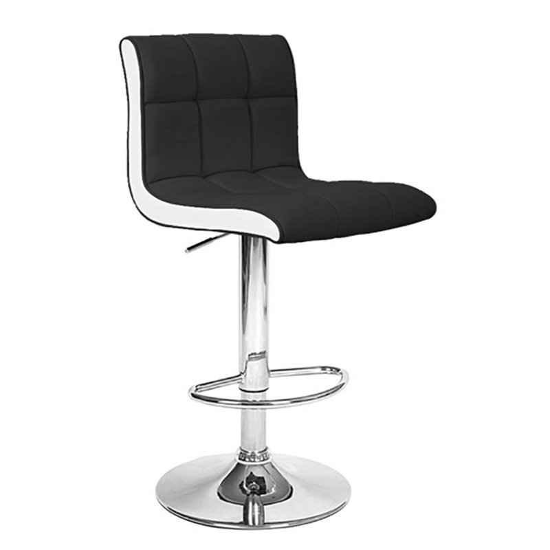 Tabouret de bar rotatif à hauteur ajustable Satyana, Brun