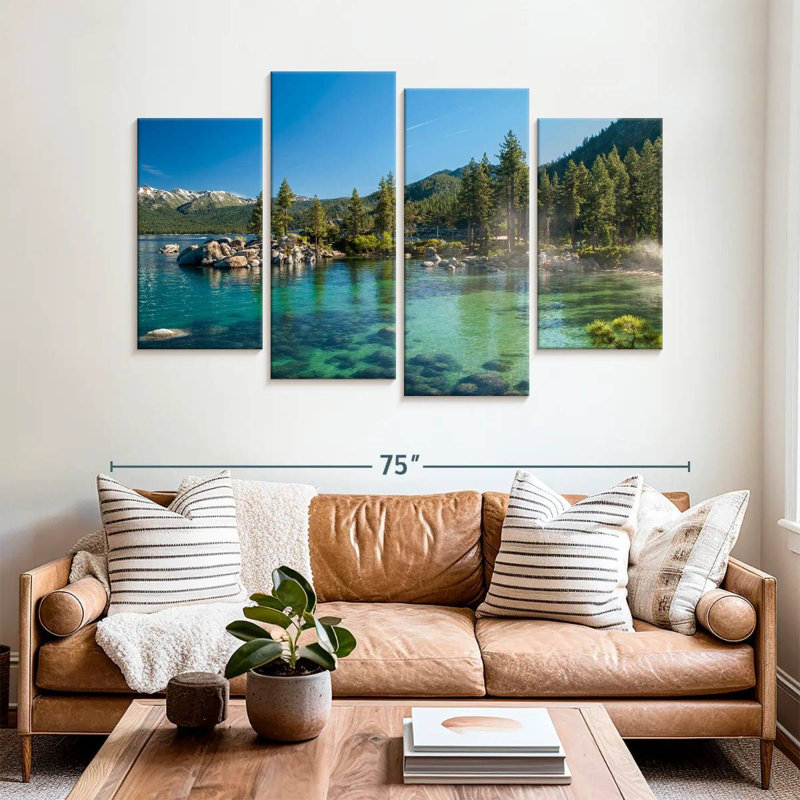Alvord Emerald Lake Tahoe, H 42 po x l 68 po
