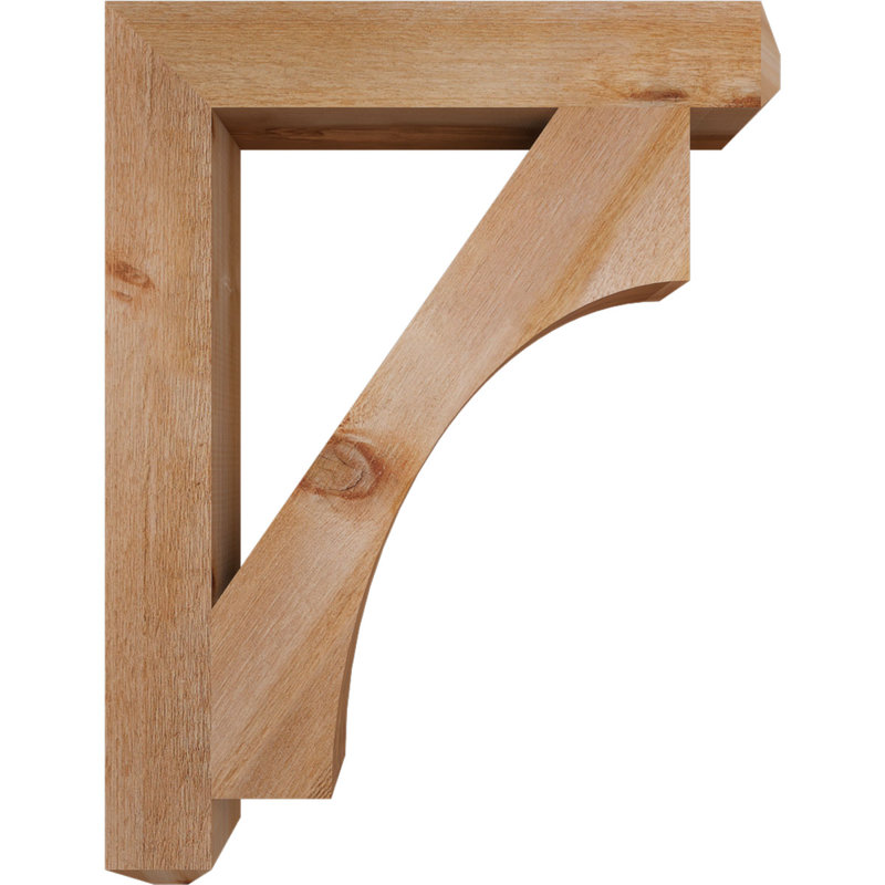Support Westlake Craftsman, H 34 po x l 4 po x P 26 po, Cèdre rouge de l'Ouest, Rugueux