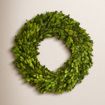 Preserved Boxwood Real Greenery Wreath