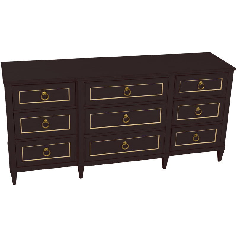 9 - Drawer Dresser, Coffee Mocha