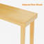 Console en bois massif Nature moderne pour décoration de vestibule ou de couloir-1824196492-1824196490