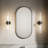 Essential Capsule Wall Mirror, Bathroom/Vanity Mirror with Frame-91696093-91696099