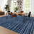Plaid Machine Washable Rug with Rubber Backing Modern Non-Slip Carpet for Living Room, Bedroom, Dining Room, Office, Playroom, Nursery-616049872