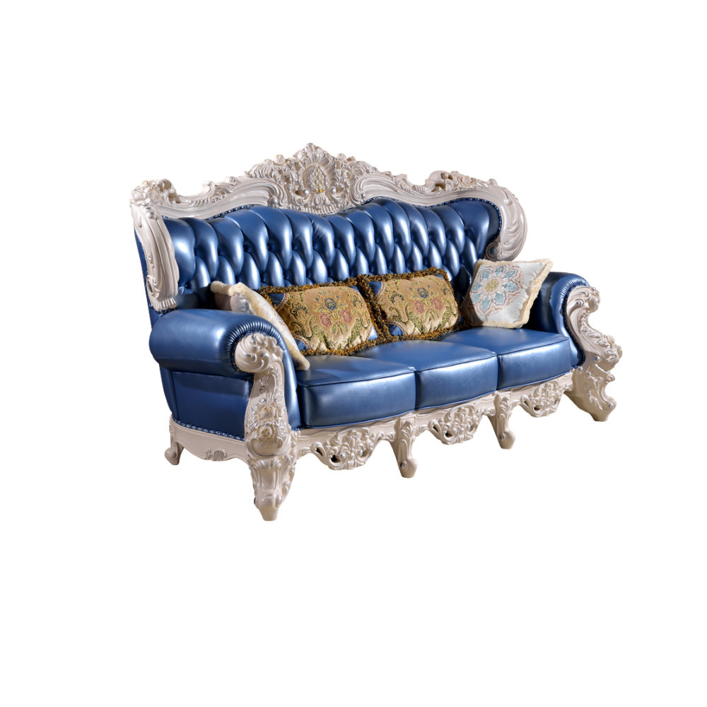 Romero European Style Solid Wood Double - Sided Carved Sofa - Wayfair ...
