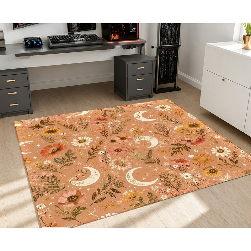 Tapis bohème Boest Celestial, Rectangle 3 pi 11 po x 2 pi 7 po (120 x 80 cm)