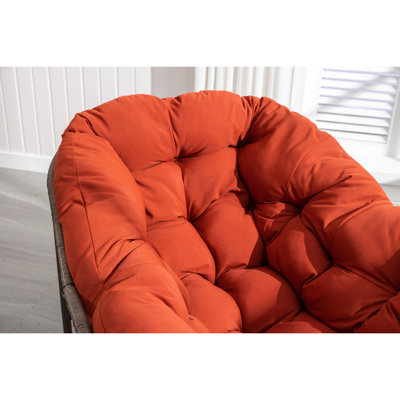 Chaise avec accoudoirs en tissu tissé