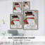 «Snowman Let It Snow», reproduction encadrée - bois massif-805168059