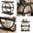 3-Tier Sofa Side Table,Modern End Table