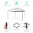 Best Choice Products Easy Setup Pop Up Canopy W/ 1-Button Setup, Wheeled Case, 4 Weight Bags-99315093-99315080