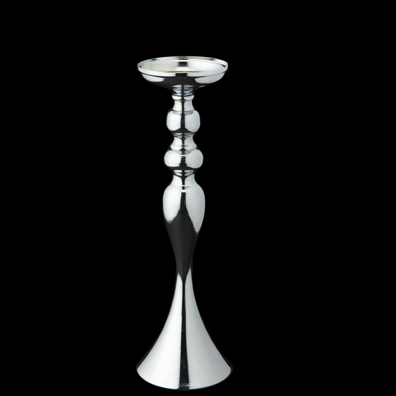 Colonne de support floral sirène Blassingame, Argent