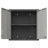 Metal Wall-Mounted Tool Storage Cabinet with Locking Door and 1 Shelf  for Garage Warehouse,Office,Assembly Required