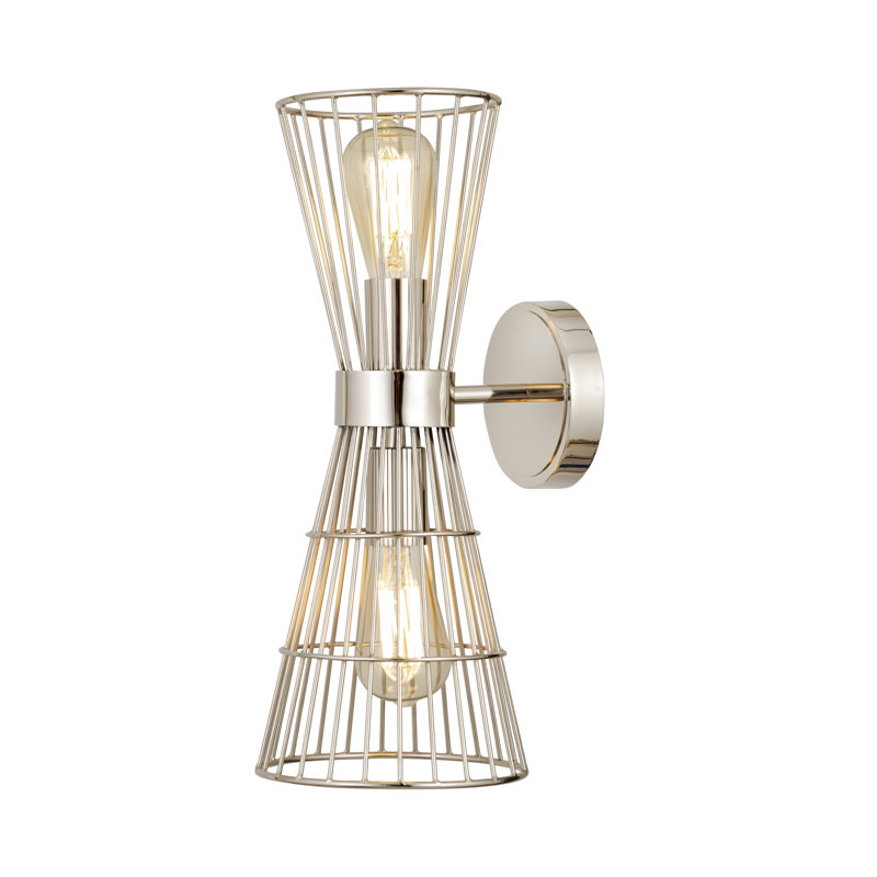 Palethorp Armed Sconce, Polished Nickel