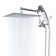 10 Inch 1.8GPM All Metal Rain Dual Shower Head