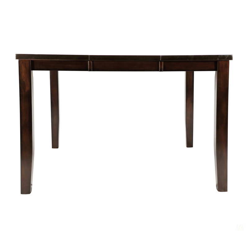 Table de salle à manger à hauteur de comptoir 1Pc Cherry Finish