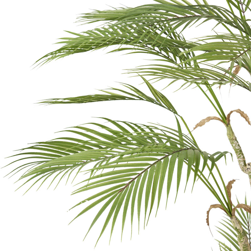 Exquis palmier artificiel de 165 cm pour créer une oasis tropicale dans votre espace intérieur, apportant sérénité et détente
