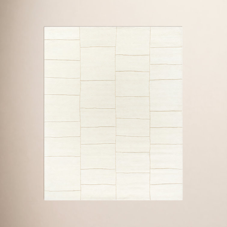 Hand Tufted Wool Geometric Indoor Rug