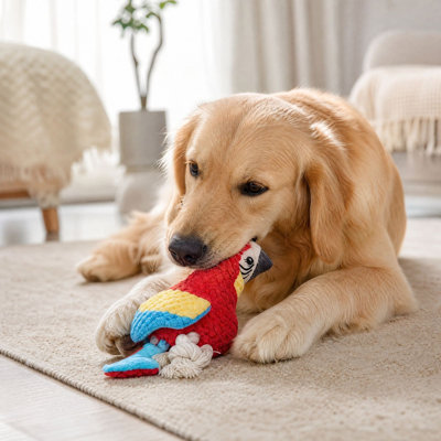Jouet pour animaux de compagnie en corde de coton, jouets pour chiens, jouets à mâcher en tissu à base d'amidon de maïs