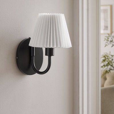 Applique murale Wave en noir