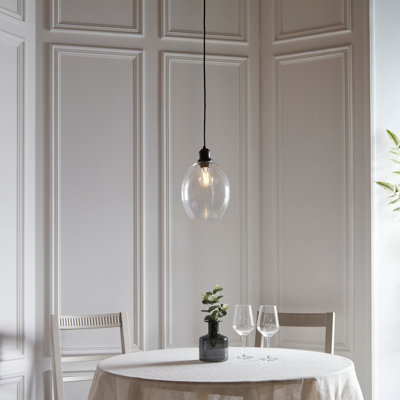 1 - Light Matt Black Paint Pendant