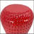 13.4"Oversized Resin Strawberry Fruit Stool