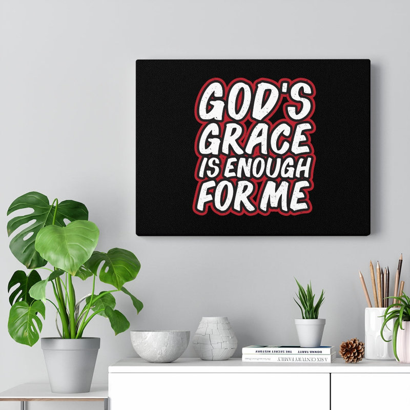 God's Grace - Wrapped Canvas Print, 61cm H x 76cm W