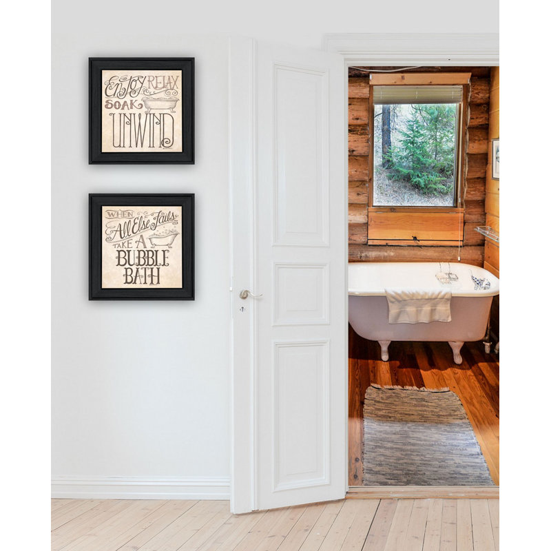 "Soak & Unwind" 2-Piece Vignette By Deb Strain