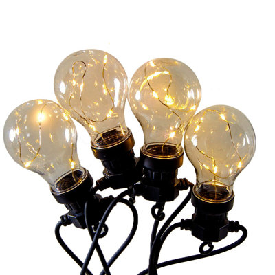 Kurt Adler 40-Light Edison Bulb Set With Multi-Coloured Fairy Lights
