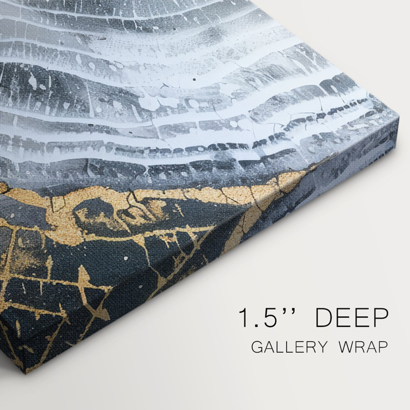 Abstract Series 2 #XCIX-Wide Gallery Wrapped Canvas, H 12 po x l 30 po