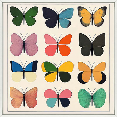Fluttering Grace 1 - Framed