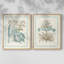 Willow Blue Besler I - reproduction encadrée de qualité supérieure - prête à être accrochée - aucun clou requis - aucun clou requis-1641861107-1641861109