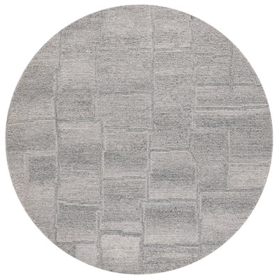 Elius Hand Tufted Pet Yarn/Wool Rug in Grey