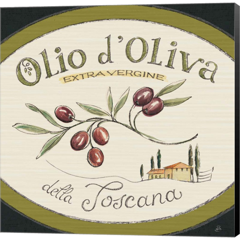 «Tuscan Flavour VI» par Daphne Brissonnet, art mural sur toile, H 24 po x l 24 po x P 1,5 po