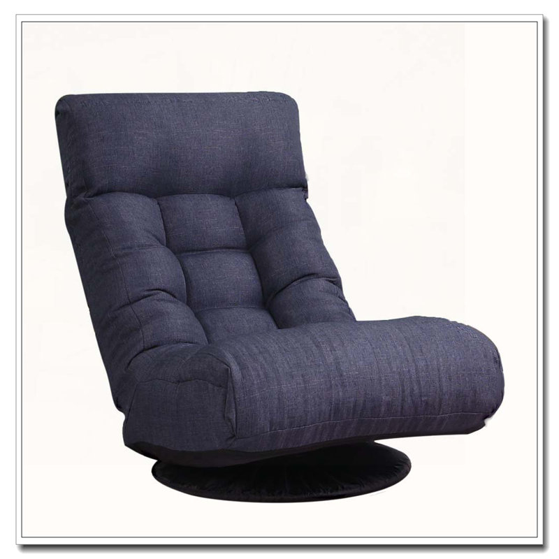 Fauteuil inclinable simple, Marine, 35.8" H x 22.8" W x 65" D