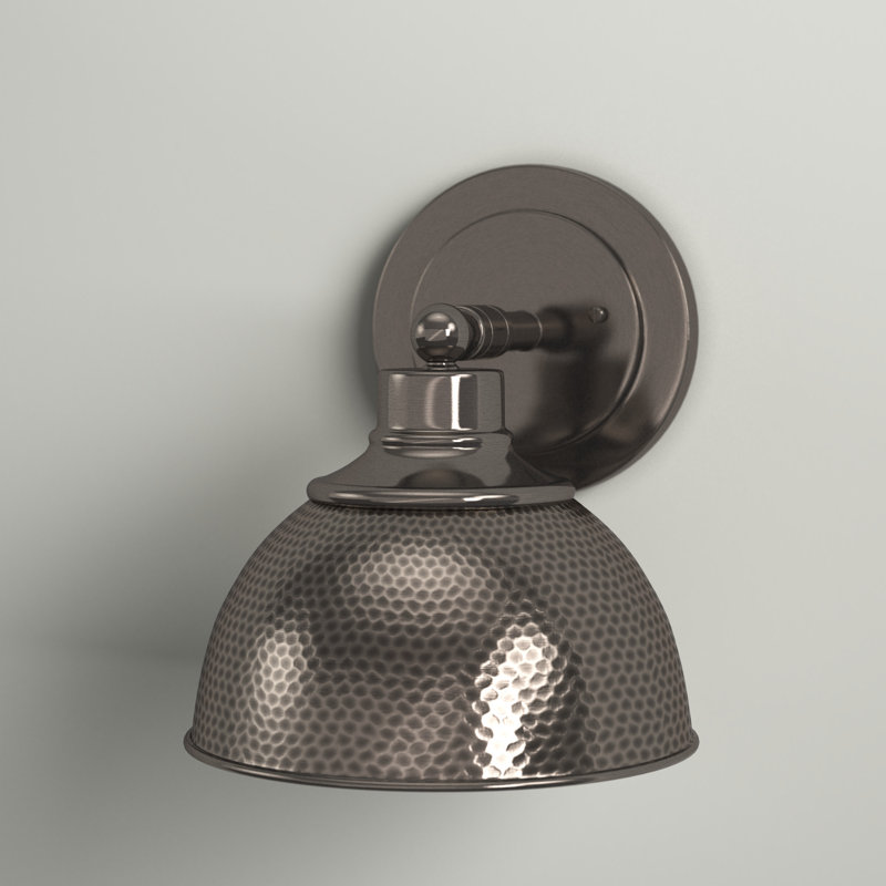 Miramar Armed Sconce, Antique Nickel