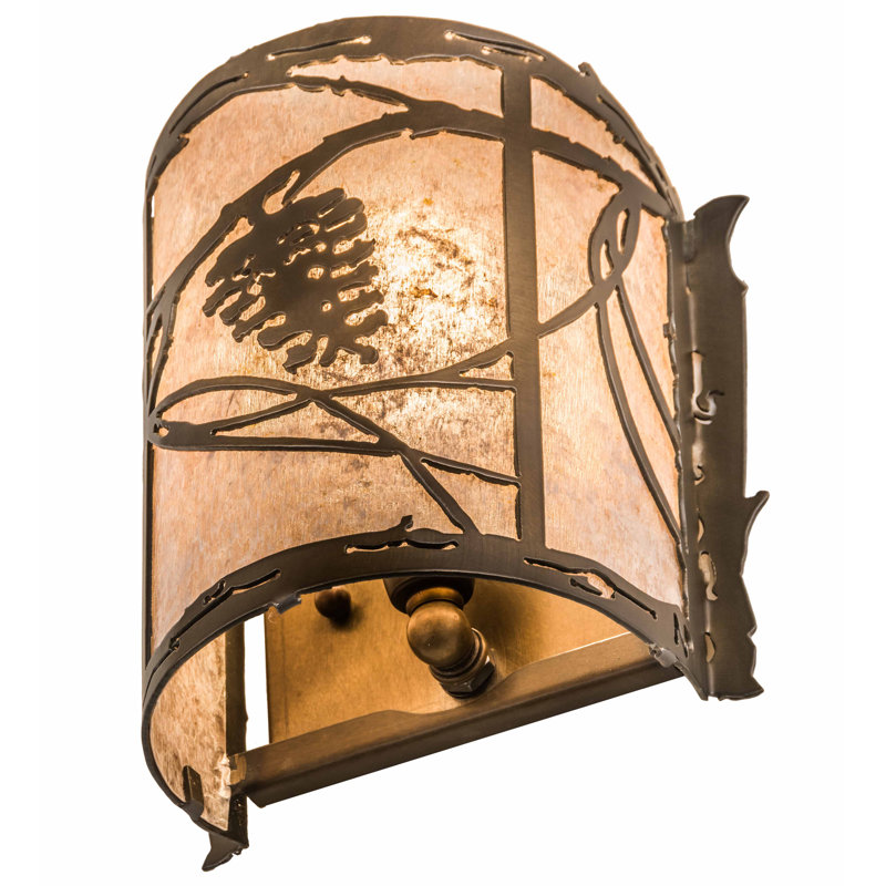 1 - Light Flush Mounted Sconce