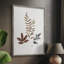 Feuilles d'automne II, reproduction encadrée - bois massif 47450-491497042