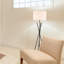Lampe trépied 61 po Gioele